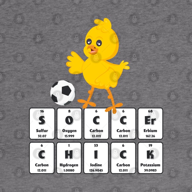 Soccer Chick science themed design by Fun with Science